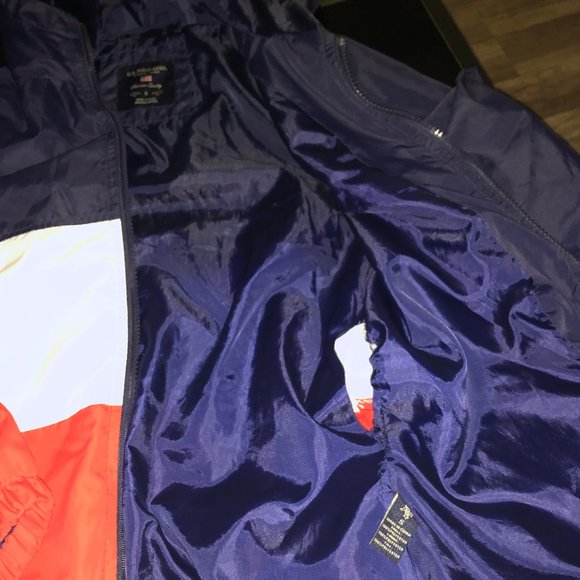 Red Blue and White Thin Jacket - Picture 2 of 2